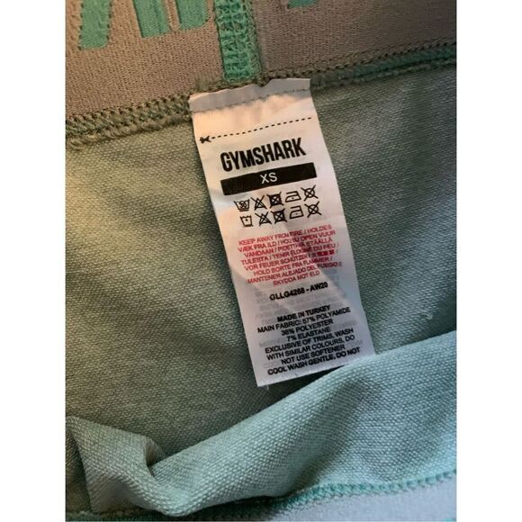 Gymshark athletic gym leggings green women's size XS - Picture 3 of 3